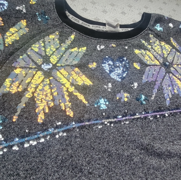 ❄️ PINK Iridescent Snowflake Sweater - Picture 4 of 6